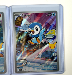 Sinnoh Starter Set Pokemon First Partner Illustration Collection Series 1 Promos - Image 4
