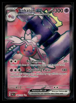 Pokemon TCG SV02: Paldea Evolved #240/193 Tinkaton ex - Image 1