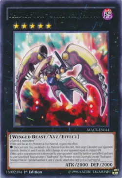 RAIDRAPTOR - STRANGER FALCON (MACR-EN044) - YuGiOh Rare 1st Ed. XYZ - Image 1