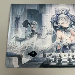 Anime Yugioh Lady Labrynth Of The Silver Castle Playmat Chess-Themed Design - Image 2