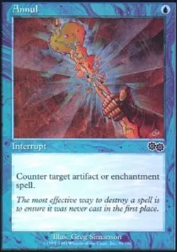 MTG magic cards 1x Annul Urza's Saga Light Play, English - Image 1