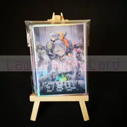 Yugioh Lovely Labrynth of the Silver Castle Foil Card Sleeves 63mm X 90mm 50ct - Image 1