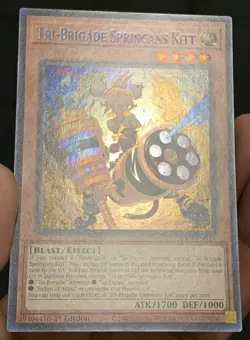 Yugioh Tri-Brigade Springans Kitt BPRO-EN025 Secret Rare 1st Ed NM w/Tracking - Image 5