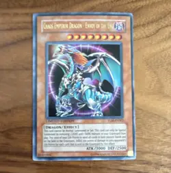 Konami Yu-Gi-Oh! Chaos Emperor Dragon TLM-ENSE2 Ultra Foil LE 3000/2500 - Image 1