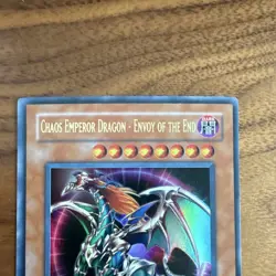Konami Yu-Gi-Oh! Chaos Emperor Dragon TLM-ENSE2 Ultra Foil LE 3000/2500 - Image 2