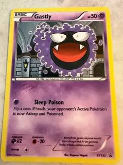 Gastly #XY132 Pokemon Promo Pokemon Card Lightly Played - Image 1