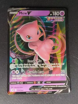 Pokemon Card Mew V 113/264 Fusion Strike - Image 1