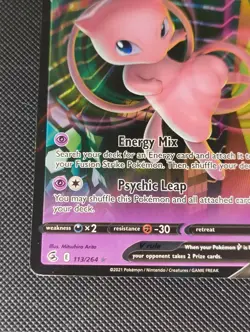 Pokemon Card Mew V 113/264 Fusion Strike - Image 5