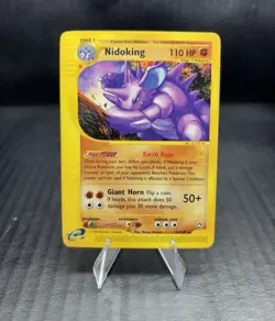 Pokemon TCG Nidoking Aquapolis 24/147 Non-Holo Rare 110 HP e-Card 2002 English - Image 1