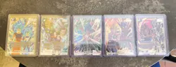 dragonball fusion world full set pack 2 ann. Full Set 5 card promo alt. Art - Image 1