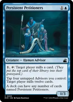 ~ Persistent Petitioners ~ NM Foil ~ Ravnica Remastered ~ MTG ~ - Image 1