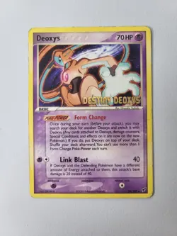 Pokemon EX Deoxys Deoxys Holo Rare 16/107 Basic 70 HP 2005 TCG Card - Image 1