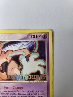 Pokemon EX Deoxys Deoxys Holo Rare 16/107 Basic 70 HP 2005 TCG Card - Image 4