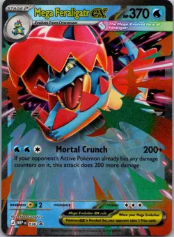 Mega Feraligatr ex Holo Promo Jumbo Cards 036 NM - Image 1
