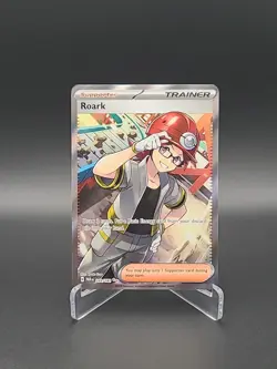 Pokemon Roark 242/182 Paradox Rift Holo Ultra Rare Pokemon TCG Card LP 2023 - Image 1
