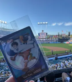Monkey.D.Luffy One Piece Promotion Cards Dodgers x One Piece - Image 1