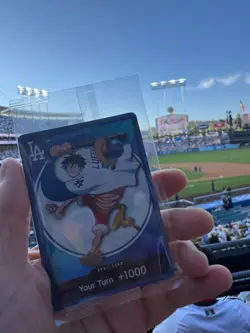 Monkey.D.Luffy One Piece Promotion Cards Dodgers x One Piece - Image 2