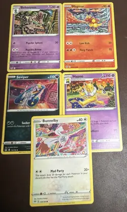 Pokemon Tomokazu Komiya Illustration Set (5 Unique Card Artworks) - Image 1