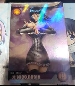 PREORDER Extremely Rare Nico Robin One Piece WANTED Card Promo Holo 2008 Japan - Image 1