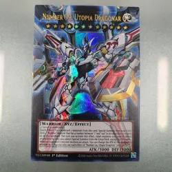 Number 99: Utopia Dragonar RA05-EN144 OVF Ultra Rare w/extra cards! - Image 3