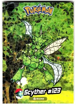Scyther 123 Stained Glass Holo - Crystal Collection 2024 Fan Card - Image 1