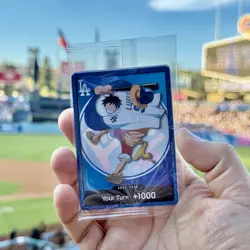2026 ONE PIECE LOS ANGELES DODGERS MONKEY D LUFFY CARD PROMO 7/2/26 - Image 1