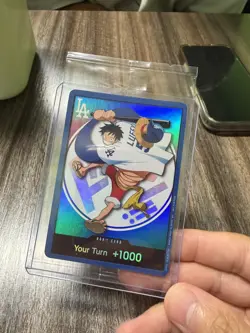 2026 Dodgers x One Piece Monkey D. Luffy Promo Card - Sealed - Image 1