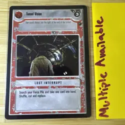 Star Wars CCG Decipher Trading card Tunnel Vision - Image 1