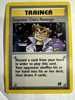 IMPOSTER OAK’S REVENGE - Team Rocket - 76/82 - GENGAR card. - Image 1