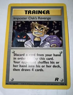IMPOSTER OAK’S REVENGE - Team Rocket - 76/82 - GENGAR card. - Image 2