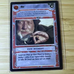 Star Wars CCG Decipher Trading card Alter Obi Wan - Image 1