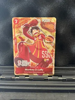 Monkey.D.Luffy Bandai Card Games Fest 24-25 P-080 One Piece Promotion Cards ENG - Image 1
