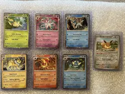 Pokemon Prismatic Evolutions Promo Card Set Of 7 - Image 1