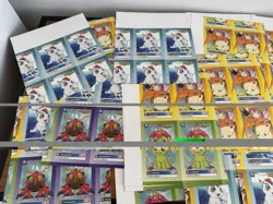 Digimon Promotional Trading Cards (1999) Misprint Sheets Samples Extremely Rare - Image 2