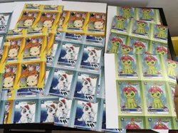 Digimon Promotional Trading Cards (1999) Misprint Sheets Samples Extremely Rare - Image 4