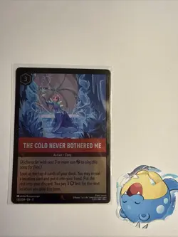 The Cold Never Bothered Me 130/204 Foil Rare Card Lorcana Winterspell - Image 5