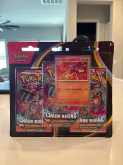 Pokemon TCG Mega Evolution - Chaos Rising Triple Pack (1 Foil Promo Card) - Image 1