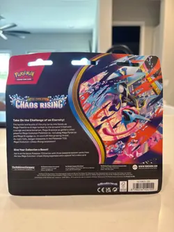 Pokemon TCG Mega Evolution - Chaos Rising Triple Pack (1 Foil Promo Card) - Image 2