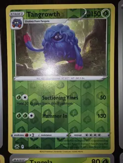 15 Tangela & Tangrowth Pokemon Cards LP-NM 4 Reverse Holos - Image 2