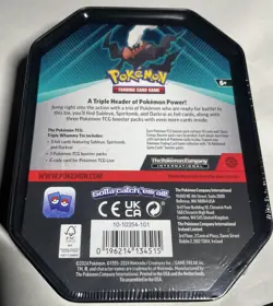 Triple Whammy Tin [Darkrai] - Miscellaneous Cards & Products Pokemon TCG Sealed - Image 2