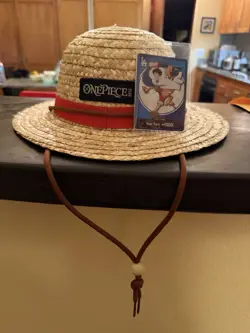Bandai Namco One Piece CCG DON!! Card Monkey D. Luffy Promo With Hat - Image 1
