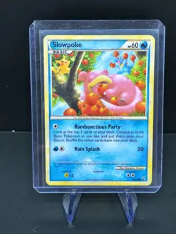 Pokemon TCG Slowpoke 66/90 Undaunted Non-Holo Card Pikachu - Image 1