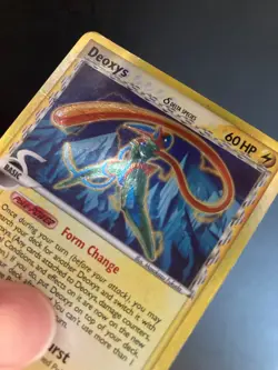 Pokemon Deoxys Delta Species Speed Form 6/110 Holon Phantoms Holo HP - Image 3