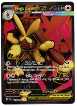 Mega Lopunny ex 115/094 Ultra Rare Phantasmal Flames Pokemon Holo Near Mint - Image 1