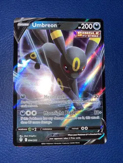 Umbreon V 094/203 Pokemon TCG Evolving Skies Full Art Ultra Rare LP/NM - Image 1