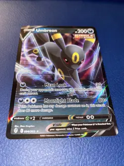 Umbreon V 094/203 Pokemon TCG Evolving Skies Full Art Ultra Rare LP/NM - Image 2
