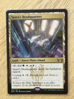 WOTC Streets of New Capenna Spara's Headquarters (R) NM - Image 1