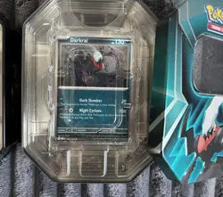 2018 Pokemon Triple Whammy Tin Lot- 2 Empty WITH PROMO CARDS! Slaking & Darkrai - Image 3