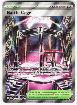 Battle Cage 116/094 Ultra Rare Phantasmal Flames Pokemon Holo Near Mint - Image 1