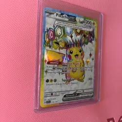 Pokemon Pikachu ex SV05 219/191 Special Illustration Rare Full Art Holo EX Card - Image 3